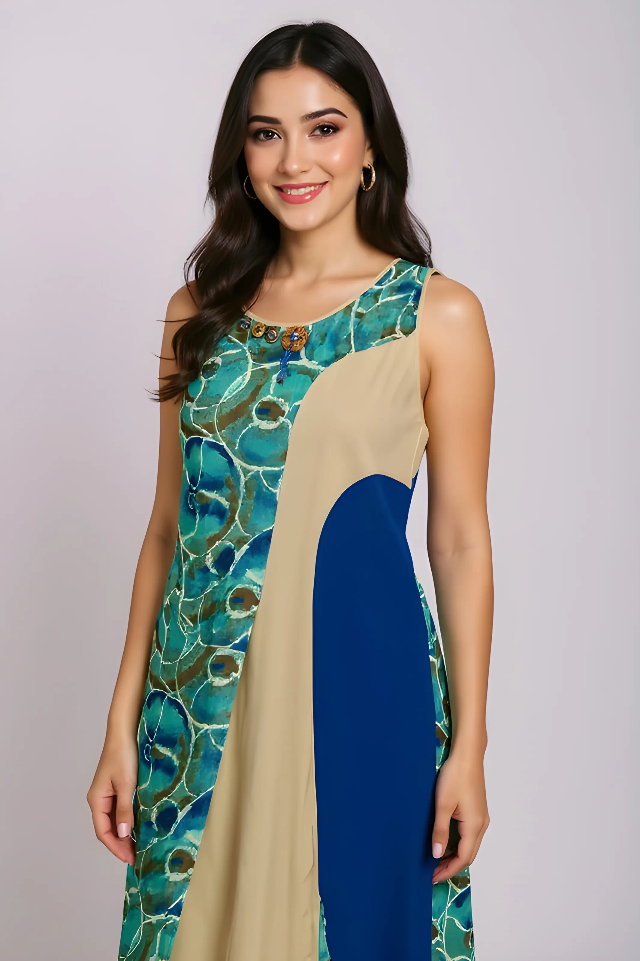 Abstract Print Kurti