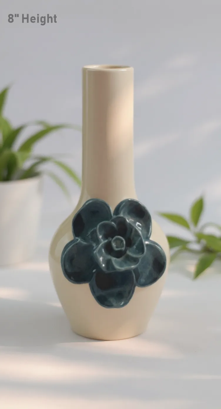 Ceramic Vase 8"Height