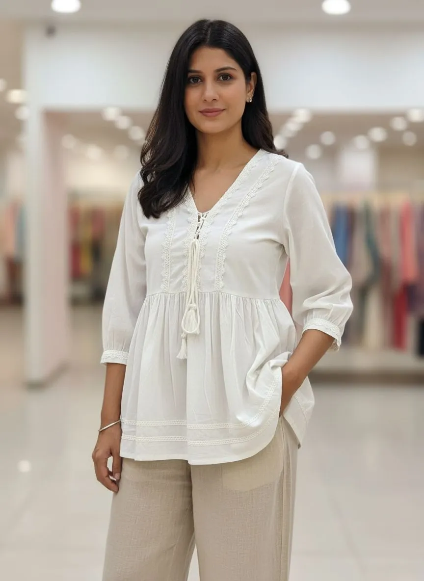 White Lace Tunic