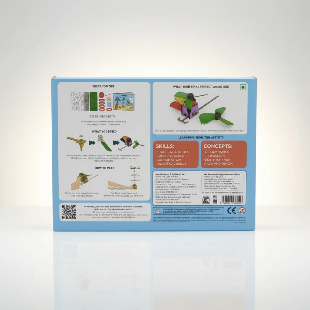 Smartivity Gear Propeller Flying Machine view 2