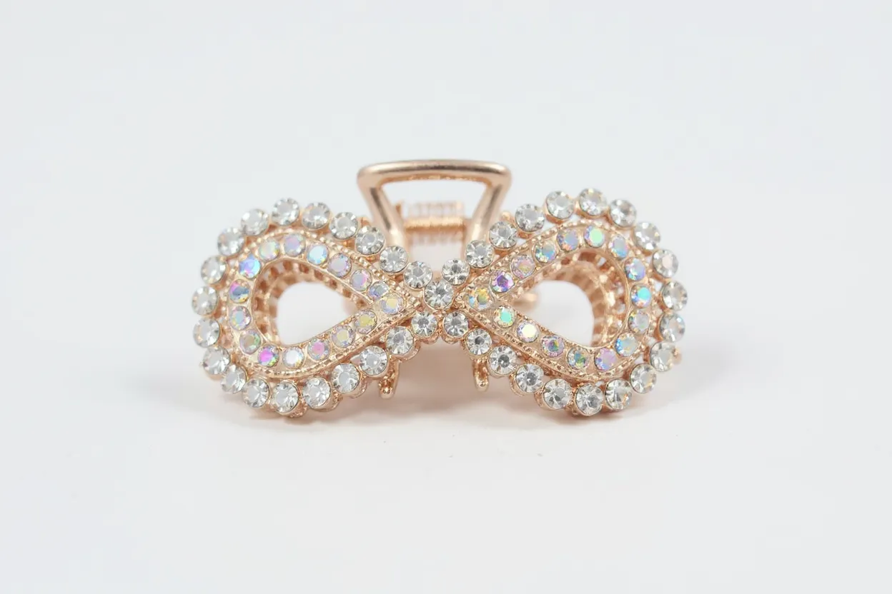 Crystal Bow Hair Clip
