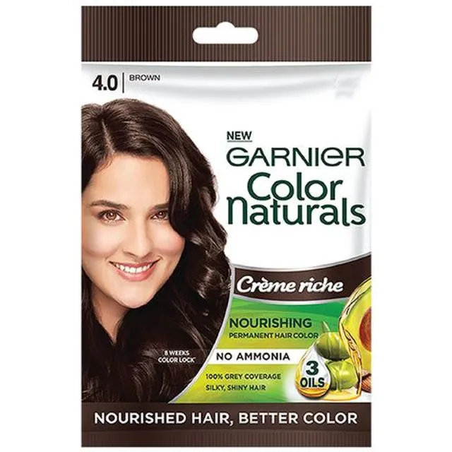 Garnier Color Naturals Hair Colour 4 Brown 60 g