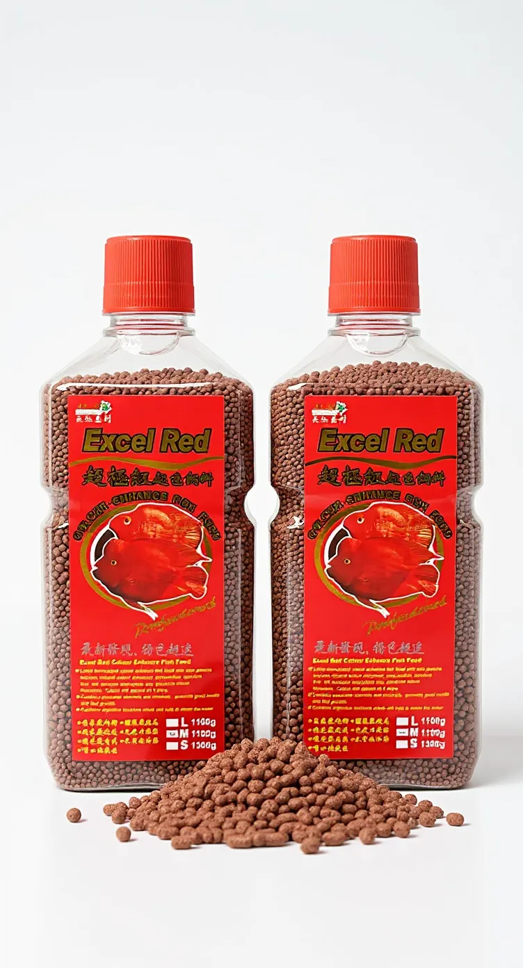 Excel Red Colour Enhance Fish Food