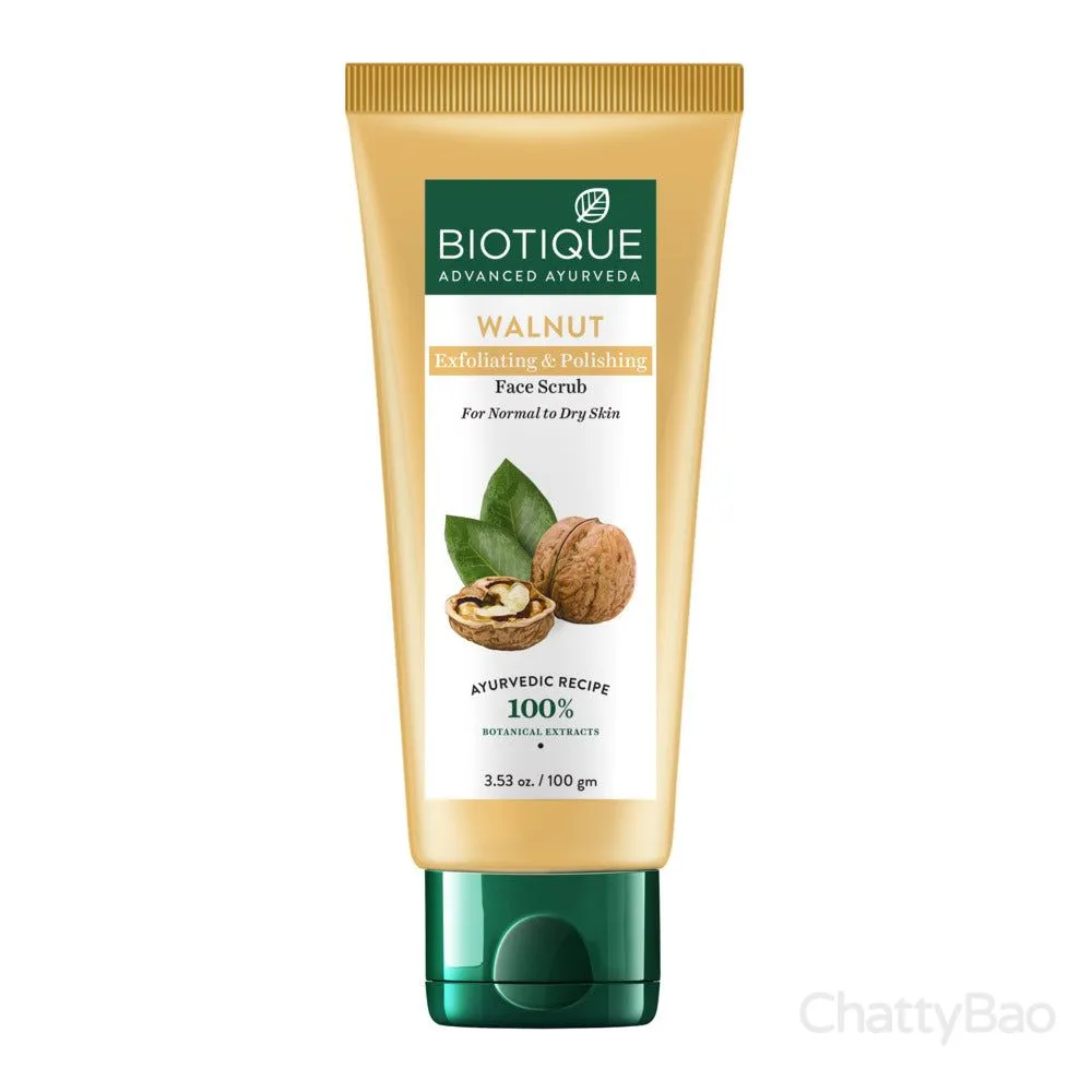 Biotique Walnut Exfoliating & Polishing Face Scrub 100 g