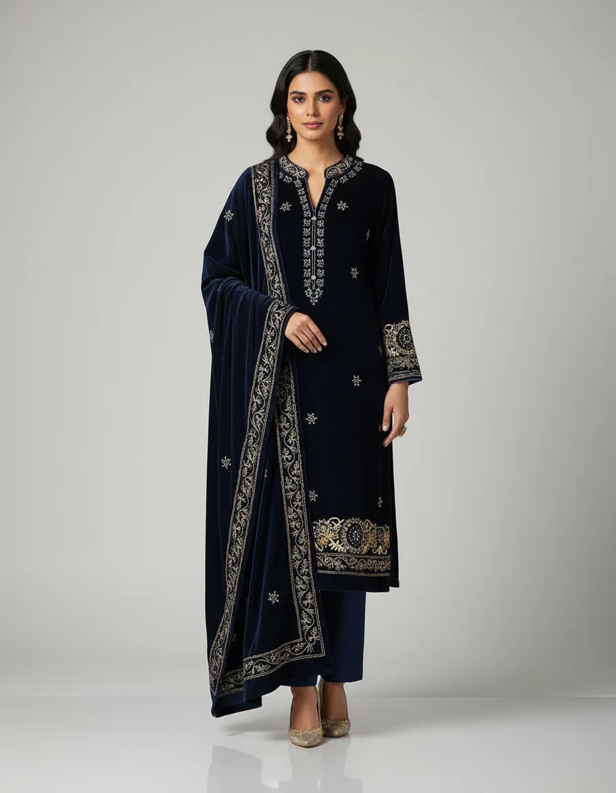 Velvet Suit Set
