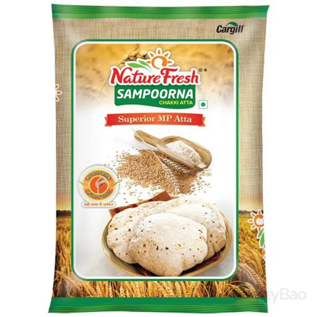 Nature Fresh Sampoorna Chakki Atta Bag 5 Kg