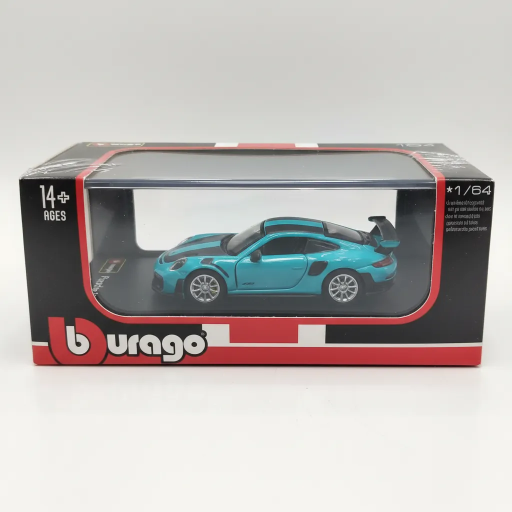Bburago Porsche 911 Blue view 2