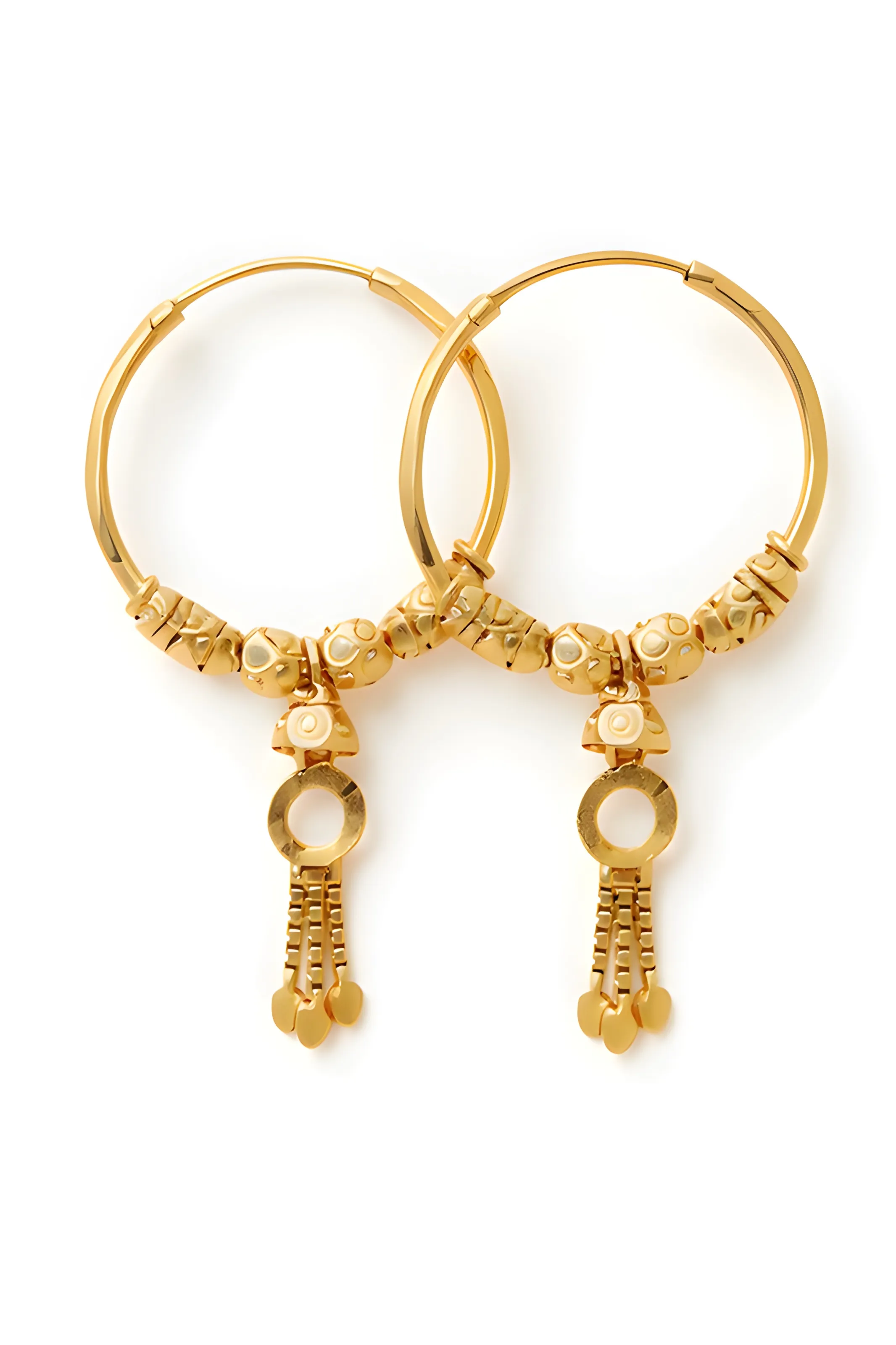 Gold Hoop Earrings £