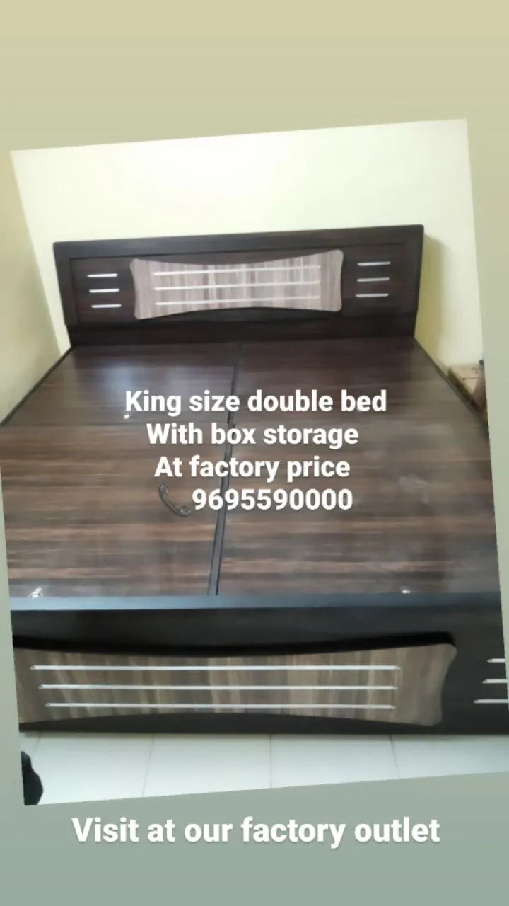 King Size Double Bed with Box Storage