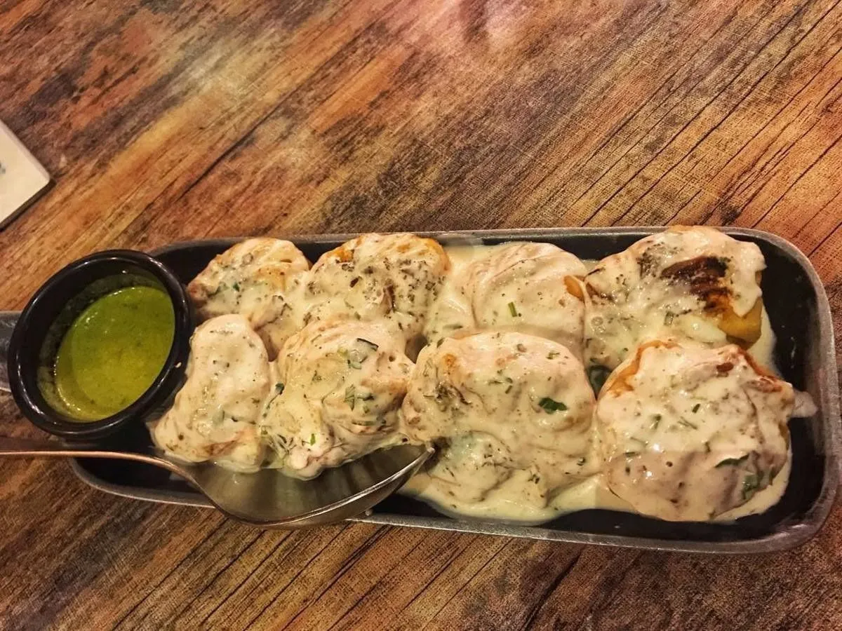 Paneer Afghani Momos Full