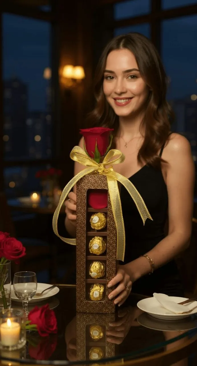 Ferrero Chocolate Rose Gift Box view 2