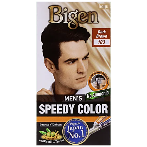 Bigen Men's Speedy Color Dark Brown 103 30 ml