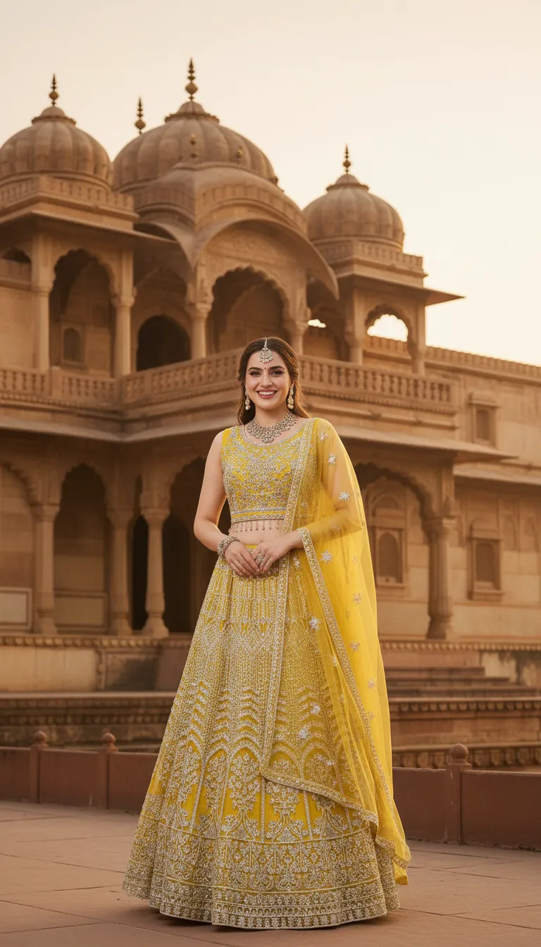 Embroidered Lehenga Choli