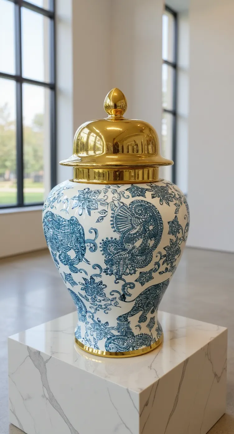 Ceramic Decorative Jar