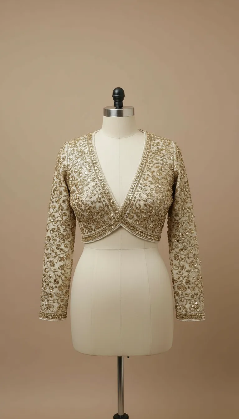 Seema Singh Design Studio Embroidered Blouse