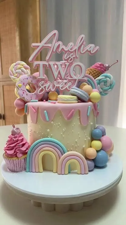 Amelia is Two Sweet Cake