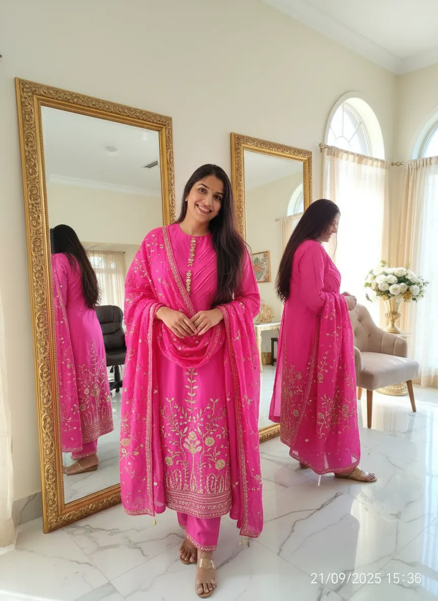 Resha House Embroidered Salwar Kameez