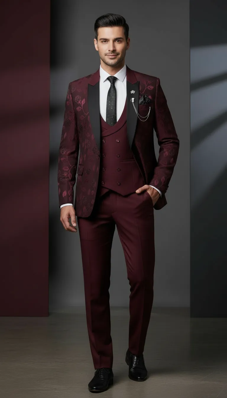 Designer Tuxcedo Suit 3 piece