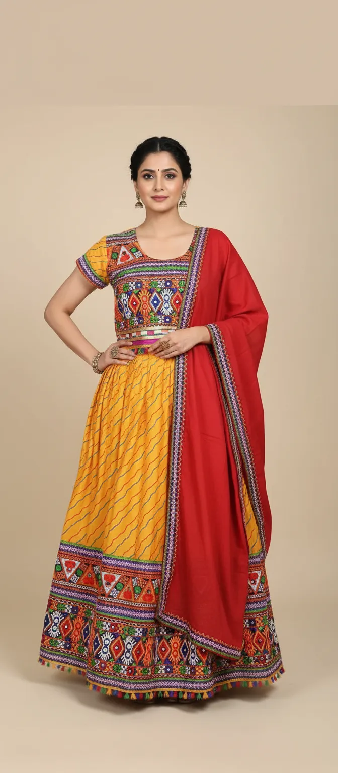 Paridhan Boutique Embroidered Lehenga