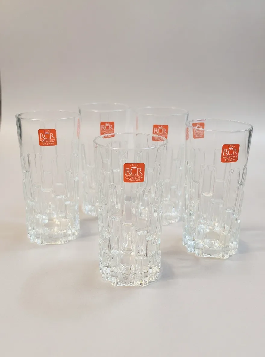 RCR Crystal Water Glass Set Of 6