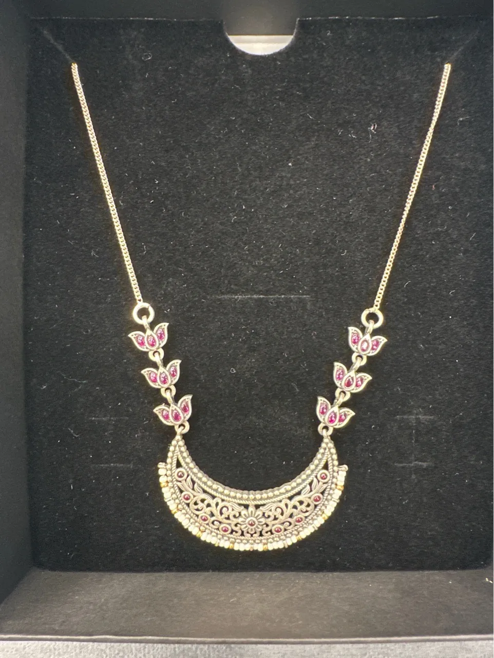 Traditional Crescent Necklace view 3