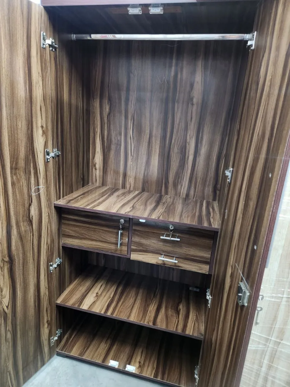Walnut Wooden Wardrobe