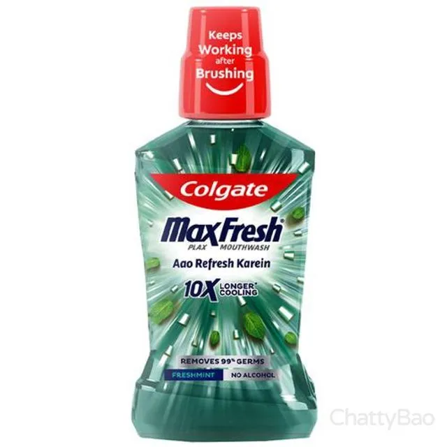 Colgate Max Fresh Mouthwash - Plax Fresh Mint 250 ml