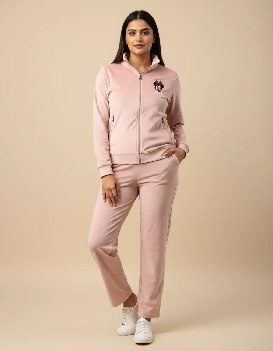 Women Pink Tracksuit