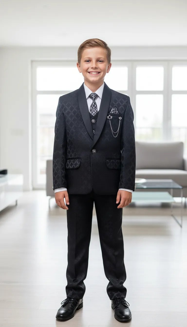 Patterned Formal Suit