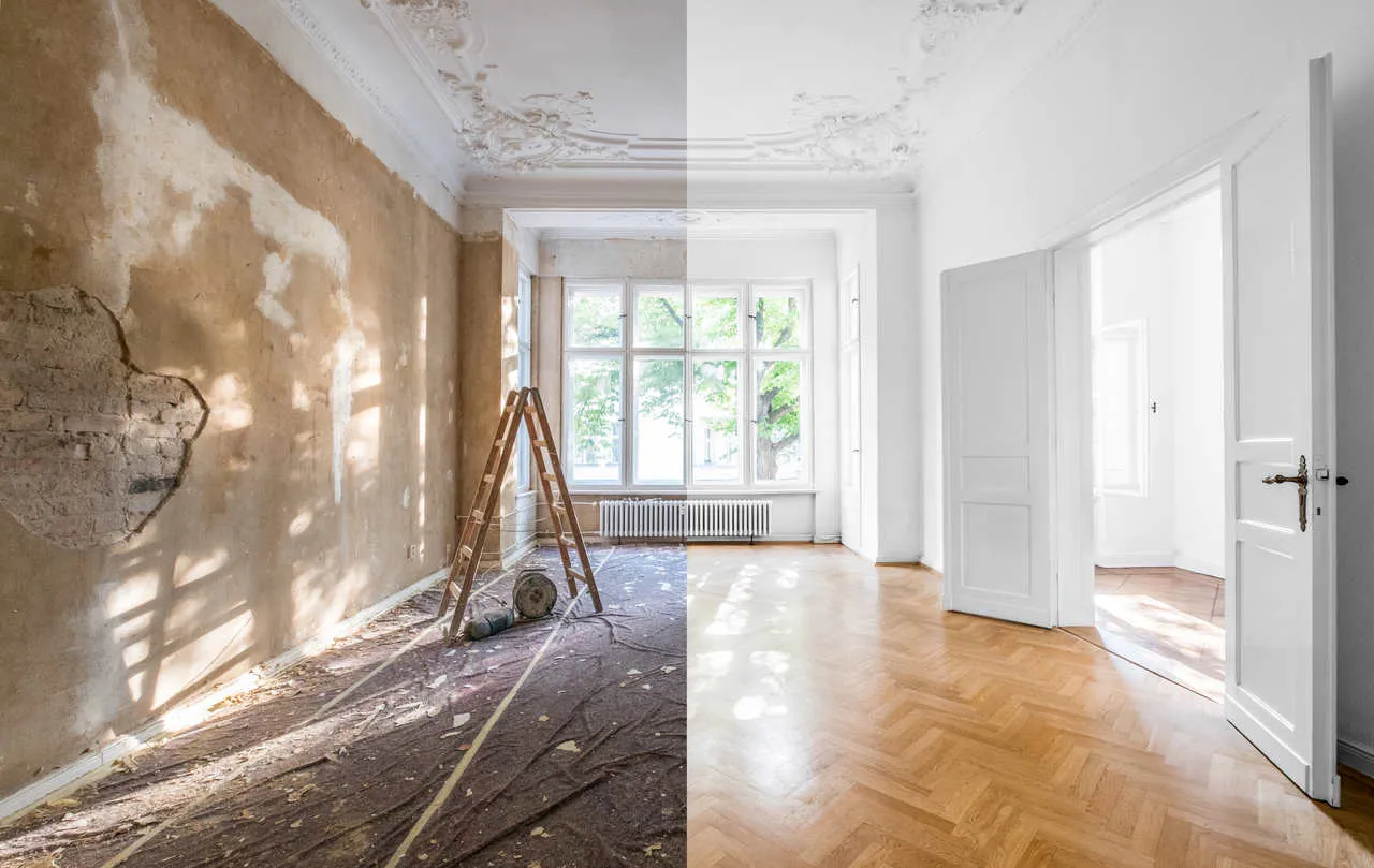 Before and After Home Renovation