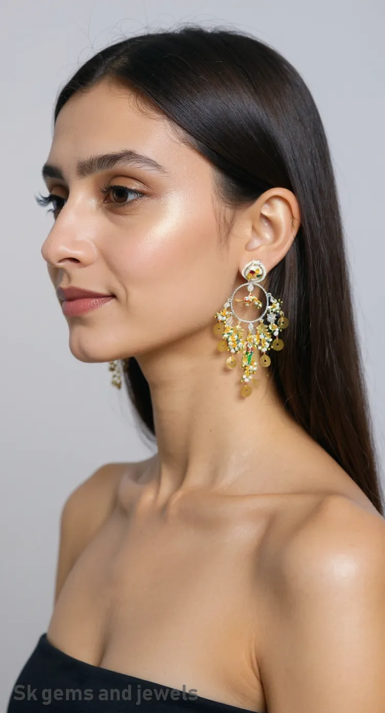 Decorative Chandelier Earrings