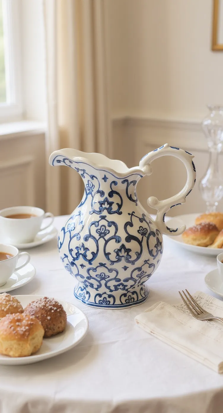 Decorative Ceramic Pitcher