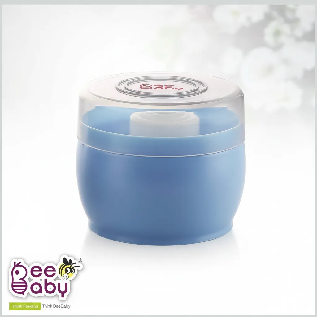 BeeBaby Powder Puff Blue view 4