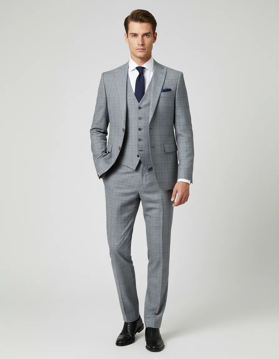 Chek Suit Fabric