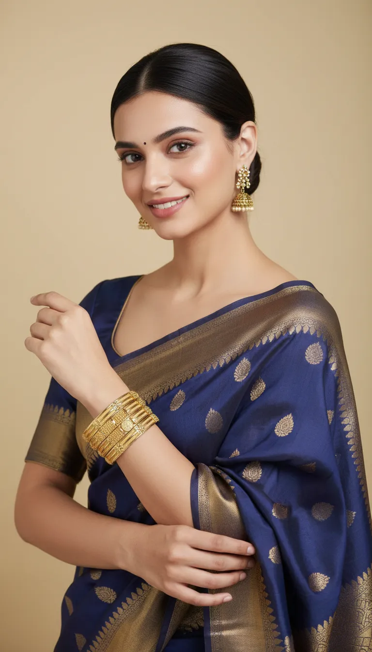 Gold Bangle Set