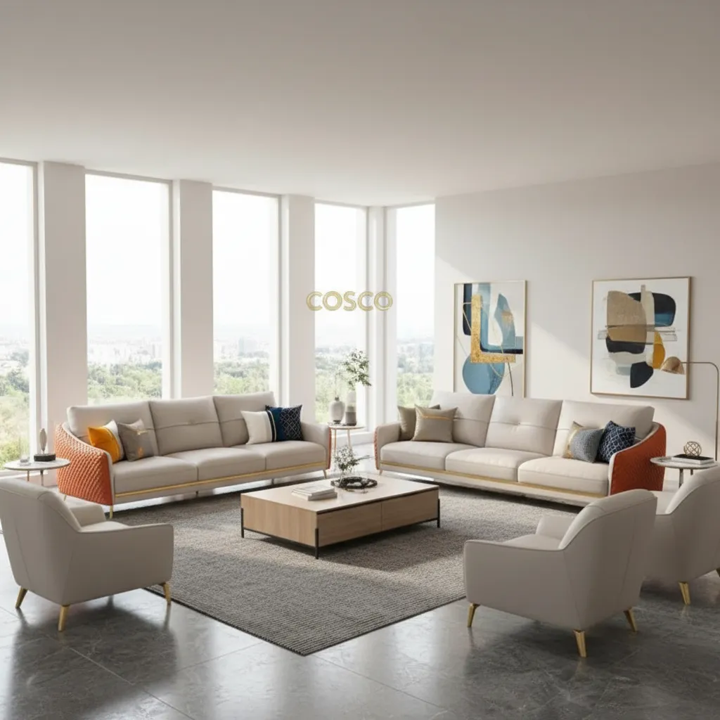 Cosco Golden Accent Corner Sofa