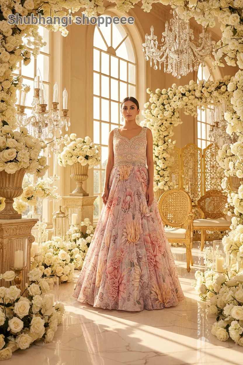 Floral Embellished Lehenga