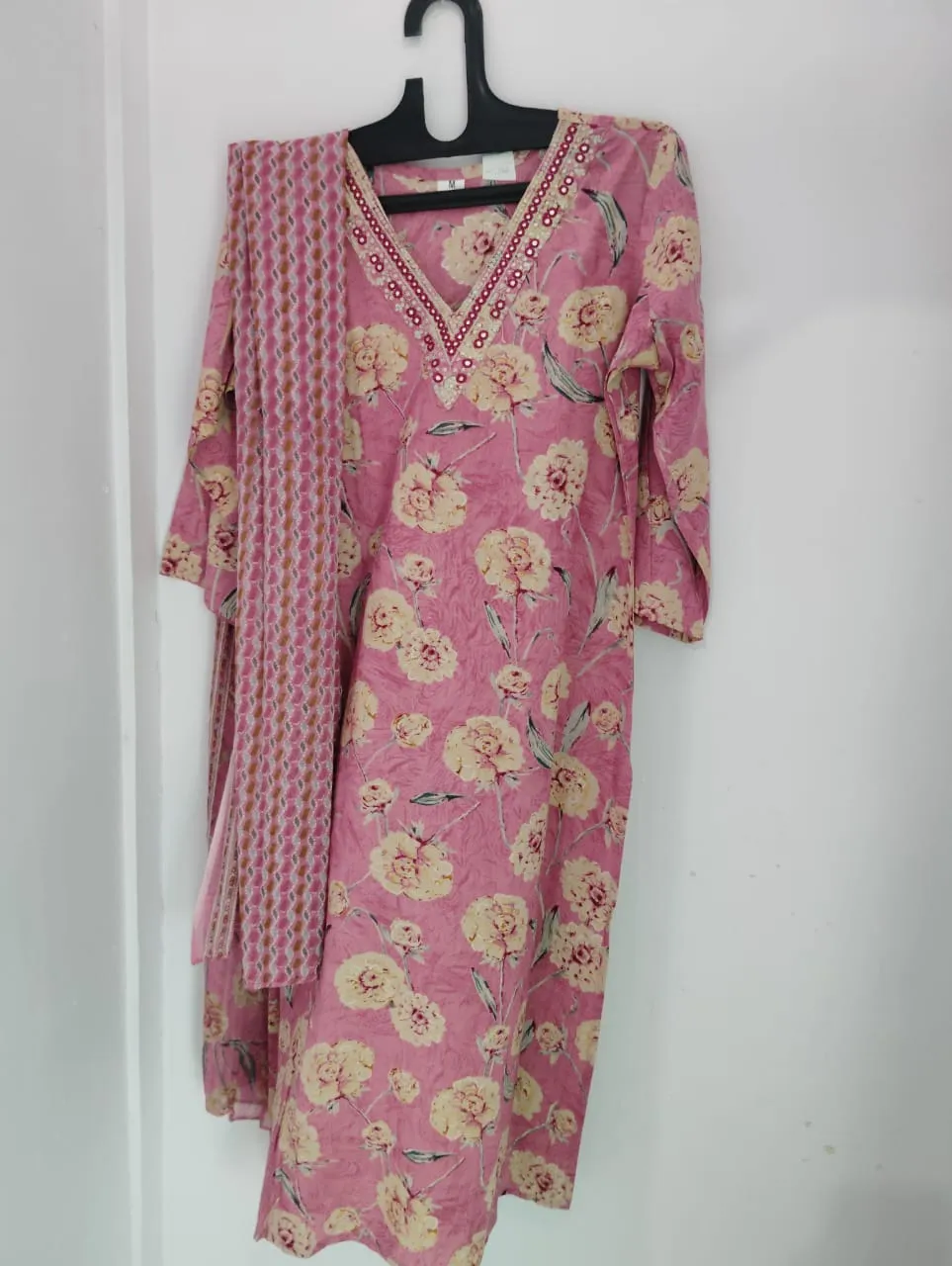 Floral Pink Kurti