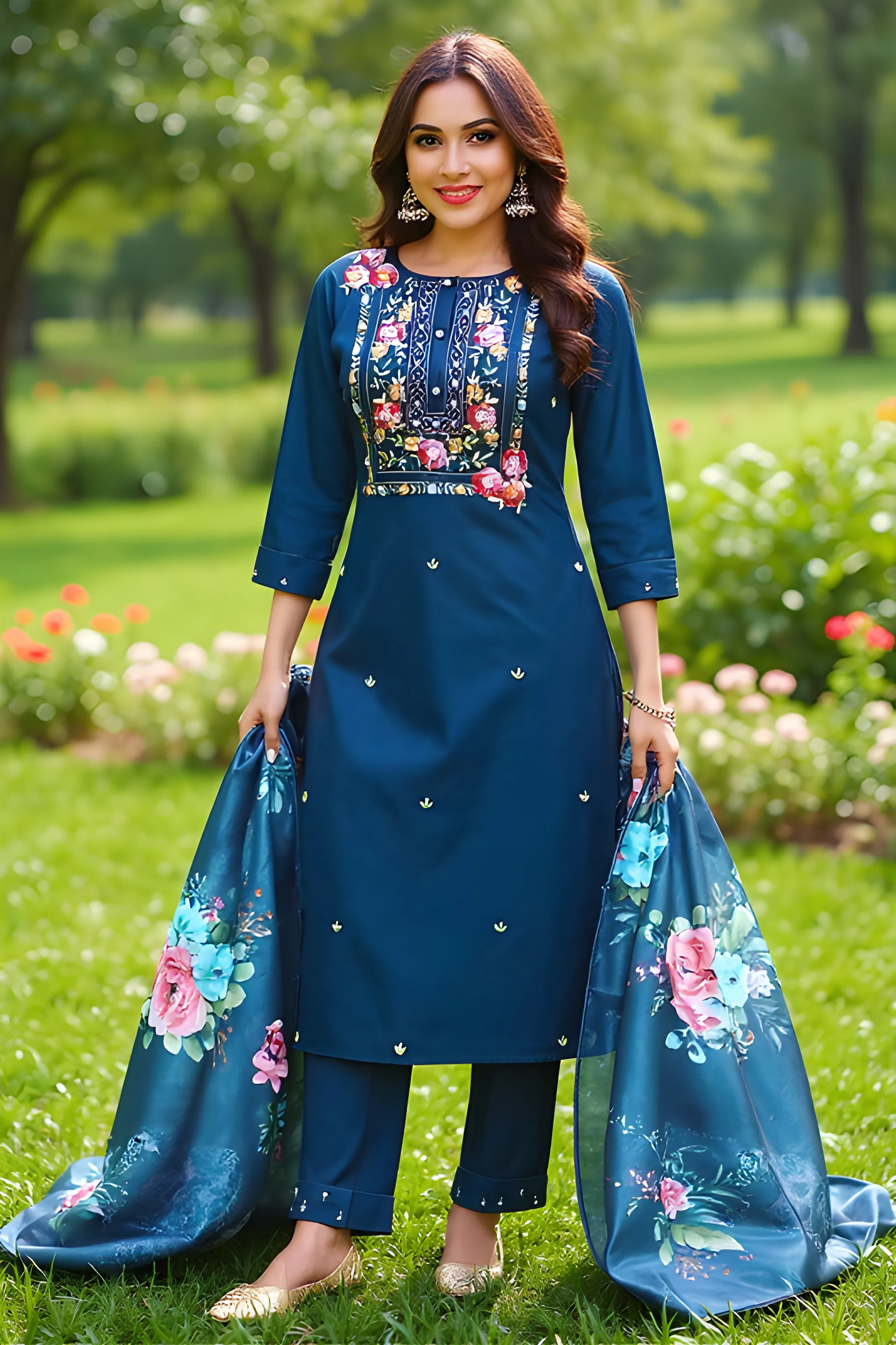 Embroidered Salwar Suit