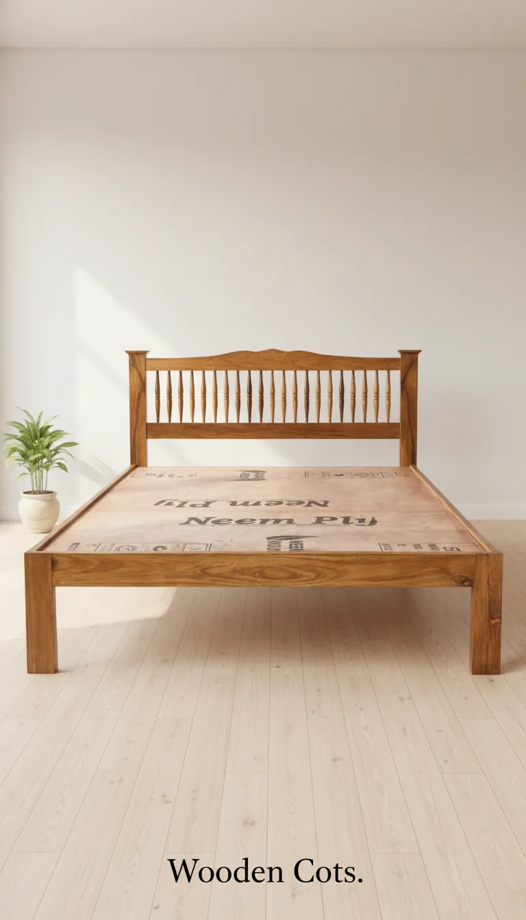 Neem Wood Cot