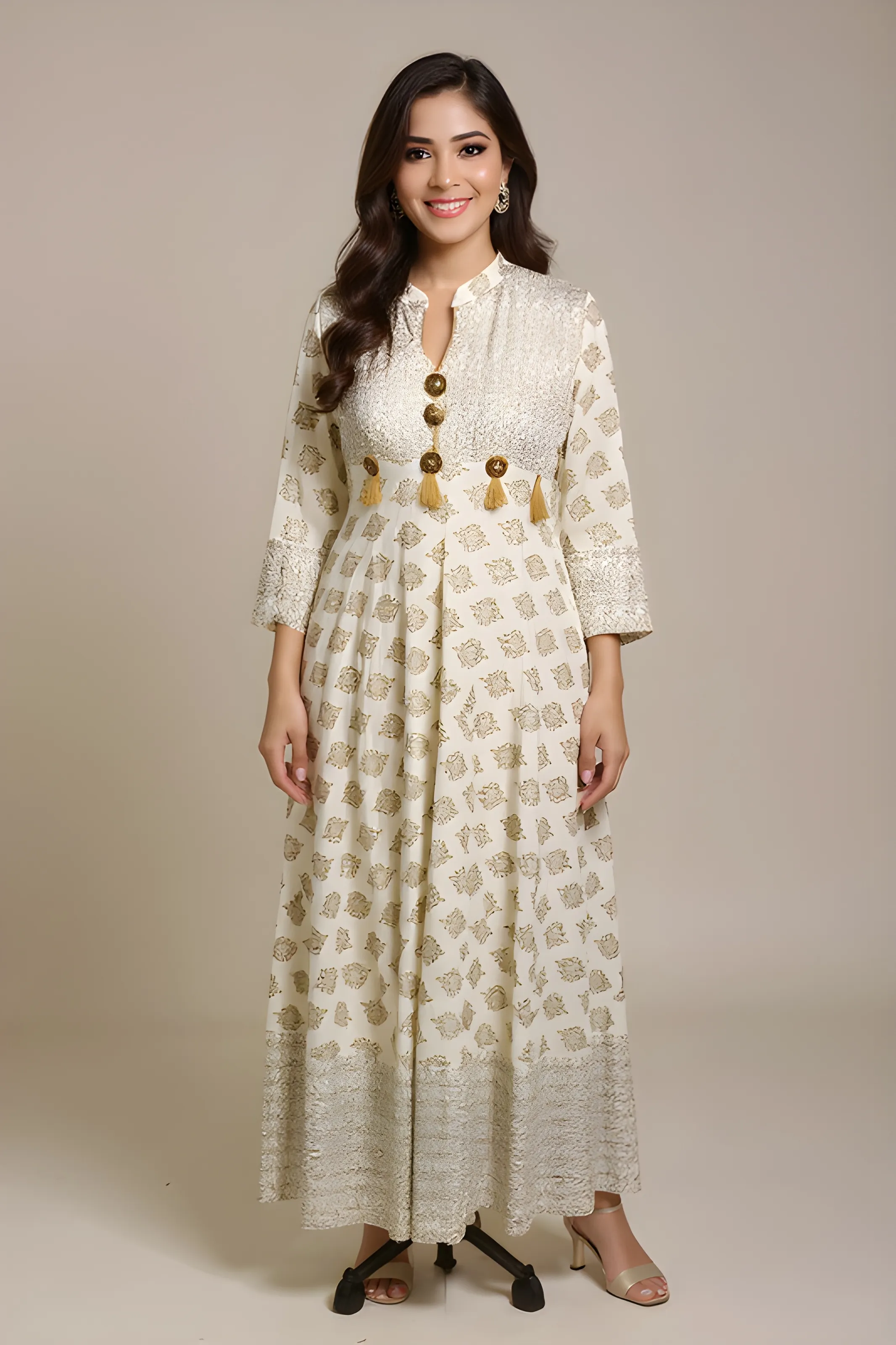 Golden Tassel Dress
