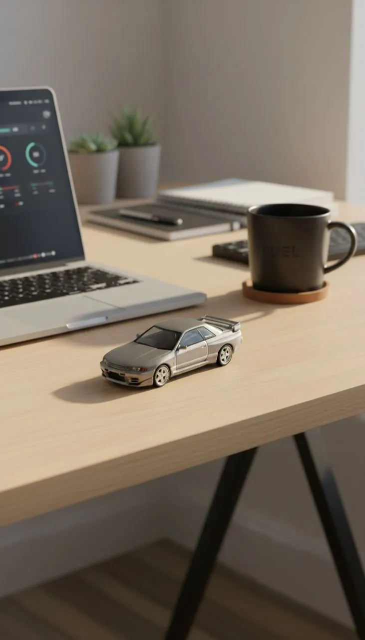 MINI GT – Nissan Skyline GT-R (R32) VeilSide Combat C-I (Combat Grey) view 2
