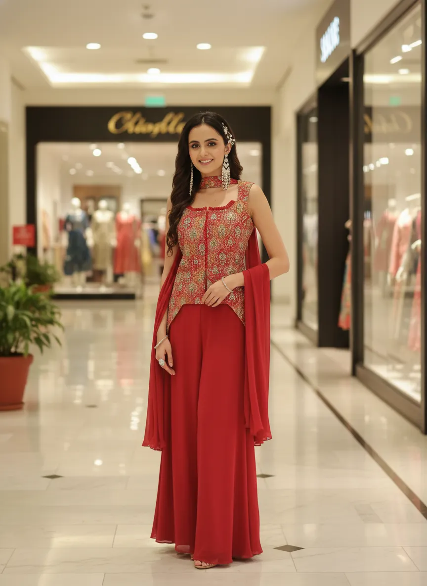 Embroidered Lehenga Outfit