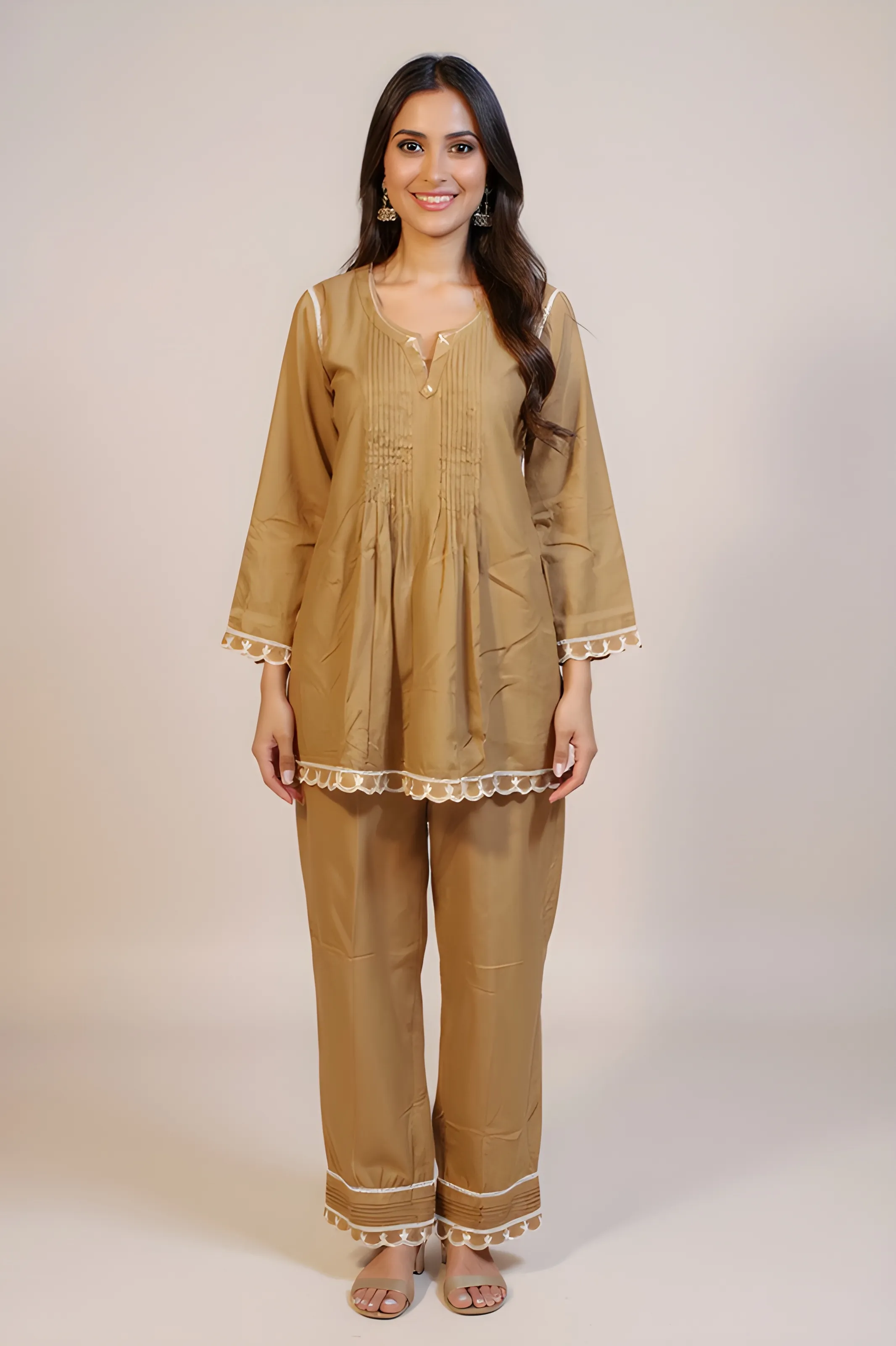 Elegant Mustard Co-ord Set