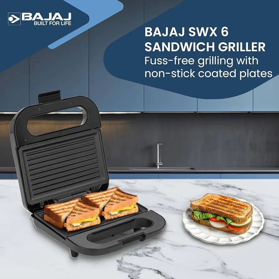Bajaj SWX 6 Grill Sandwich Toaster