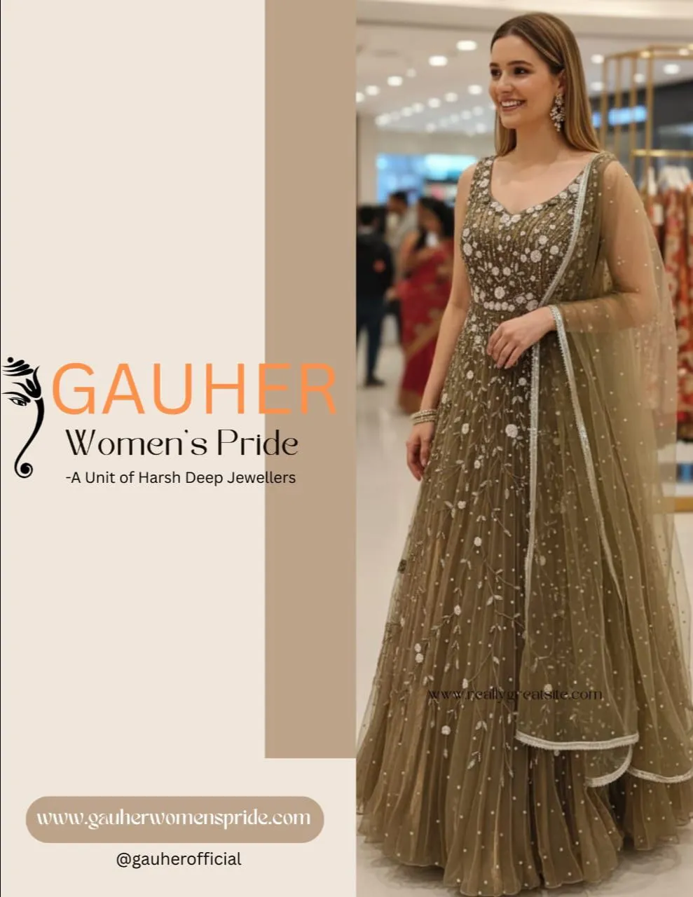 GAUHER Embellished Lehenga