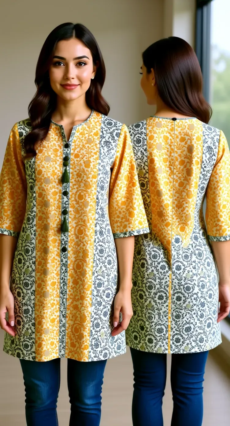 Printed  Cotton Kurti