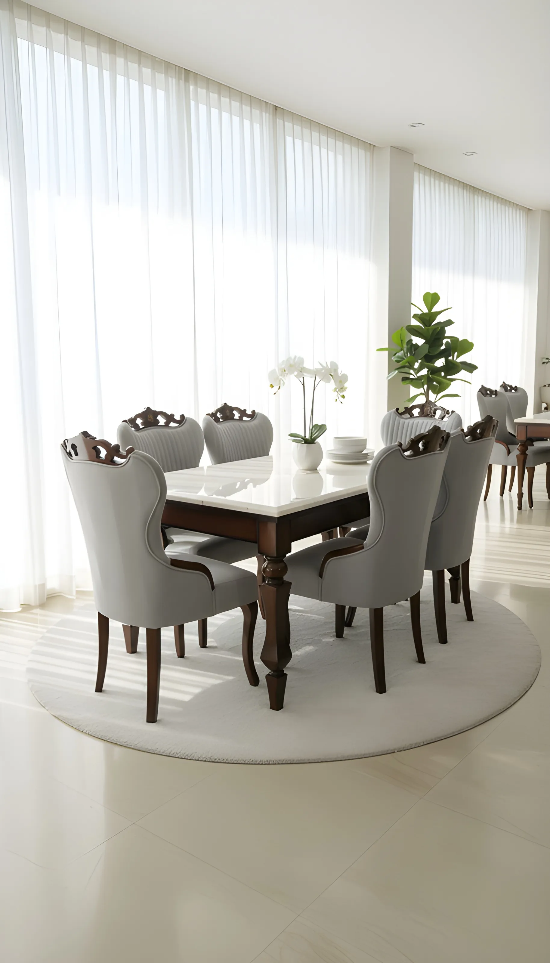 Luxury Marble Dining Set
