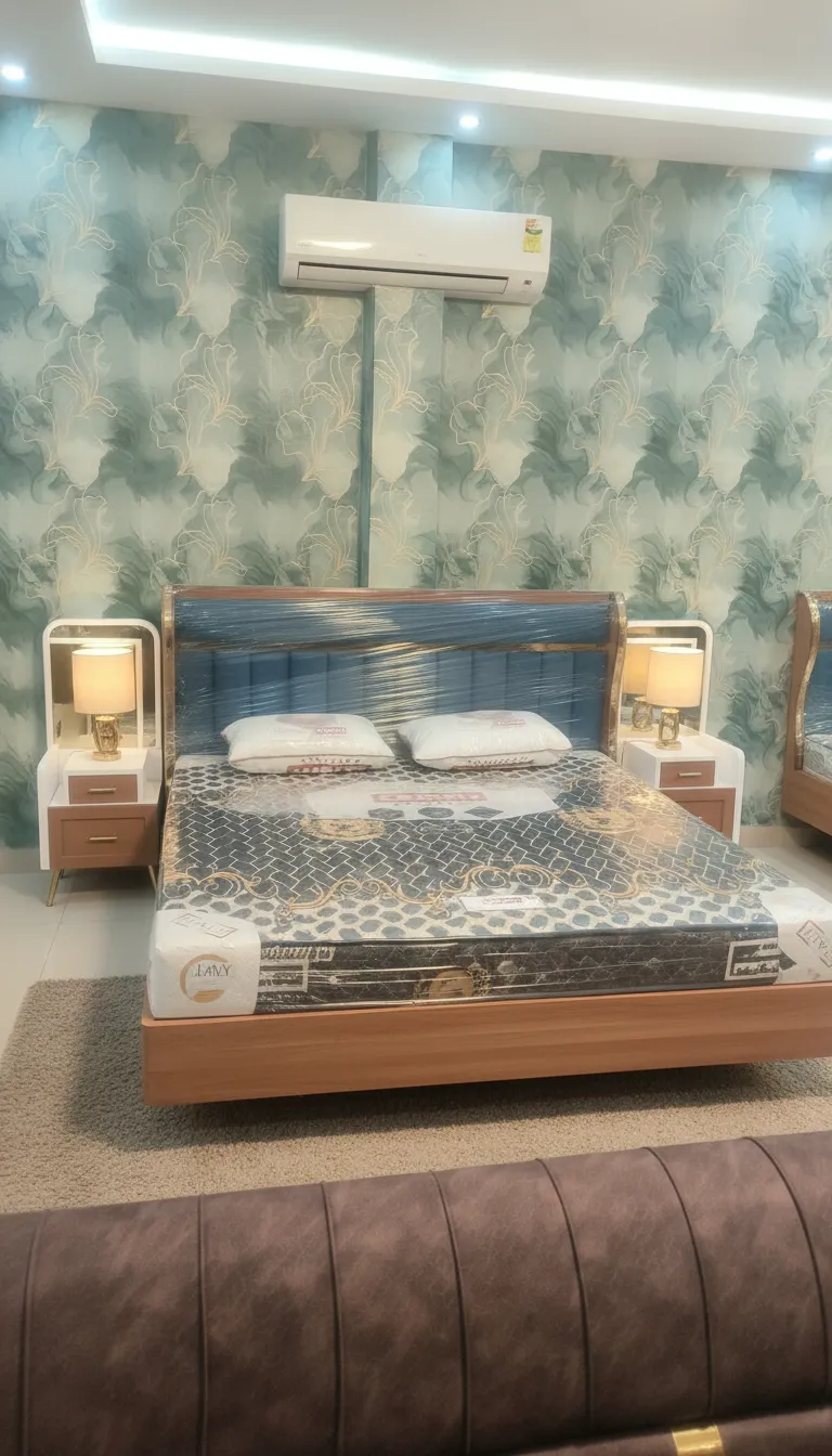 Upholstered Double Bed