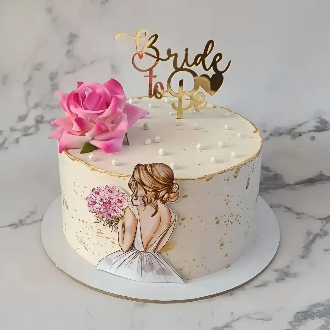 Bride-to-Be Celebration Cake